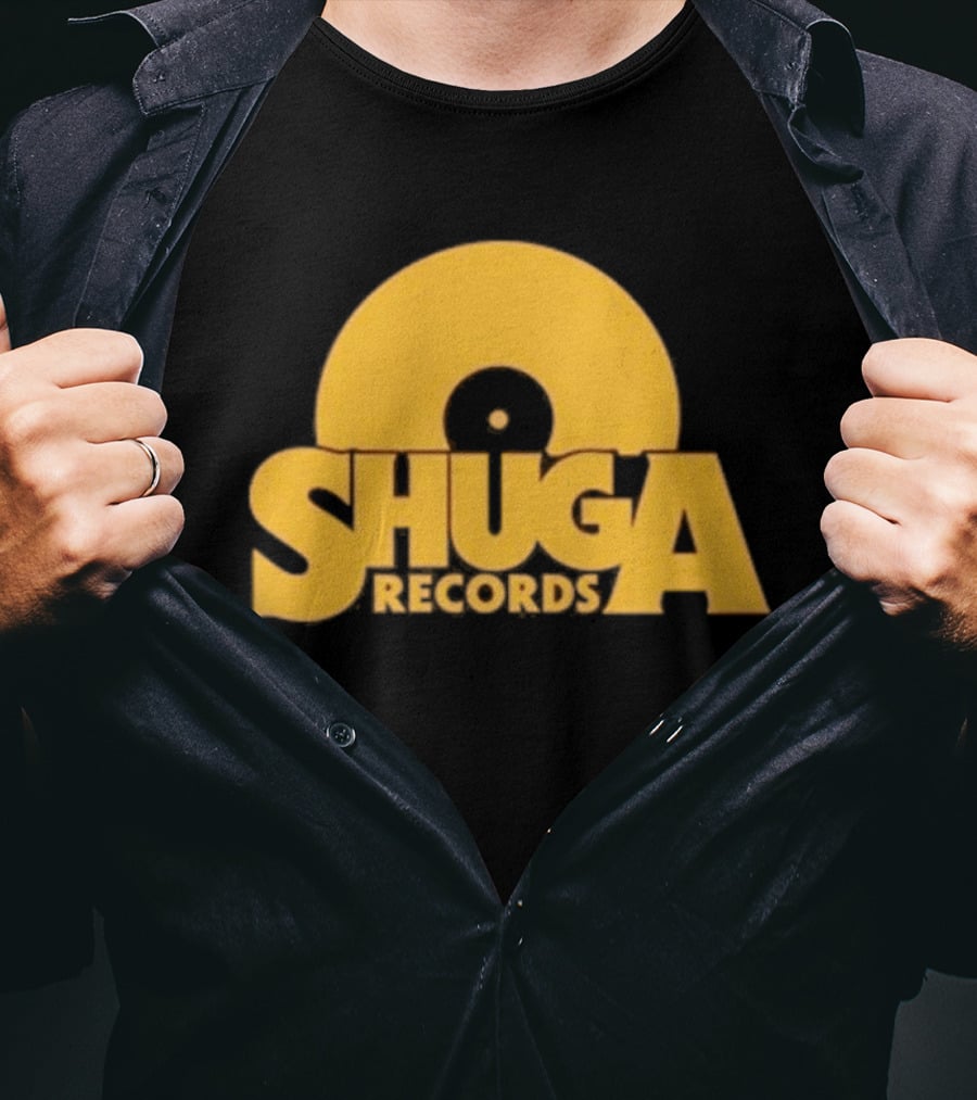 Shuga Records Vinyl Icon Retro Style Collection T-Shirt