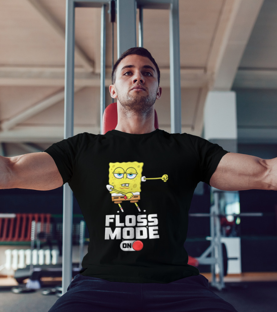 Squarepants Floss Mode On With Dabbing T-Shirt