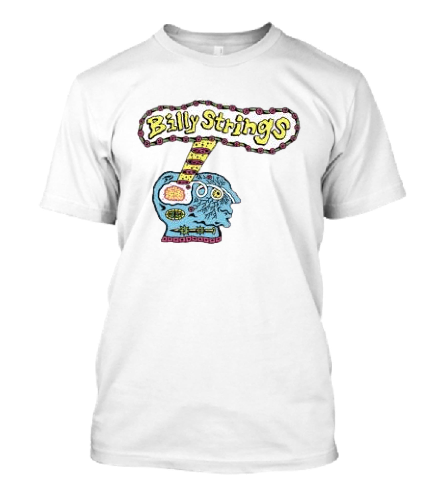 Billy Strings Store Head Brain T-Shirt