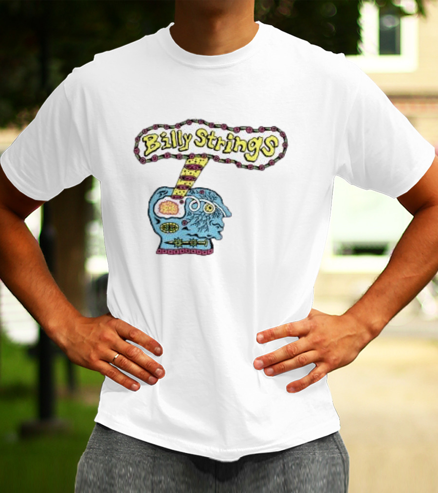 Billy Strings Store Head Brain T-Shirt