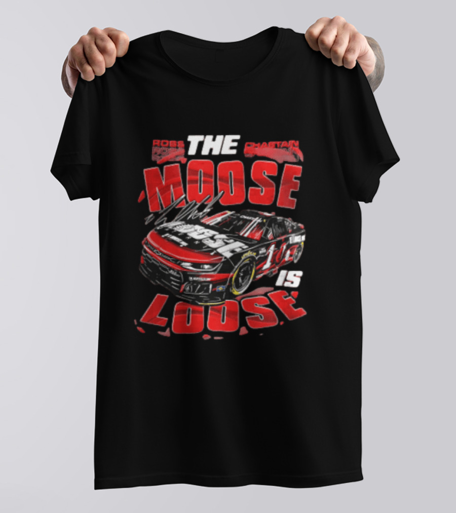 Ross Chastain The Moose Is Loose Trackhouse Race Car 1 T-Shirt