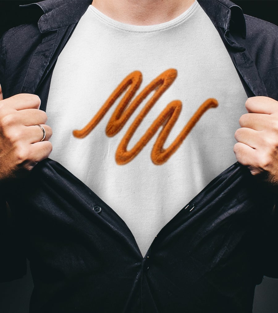 Morgan Wallen Store Mw X Ut Hat Orange MW Squiggle T-Shirt