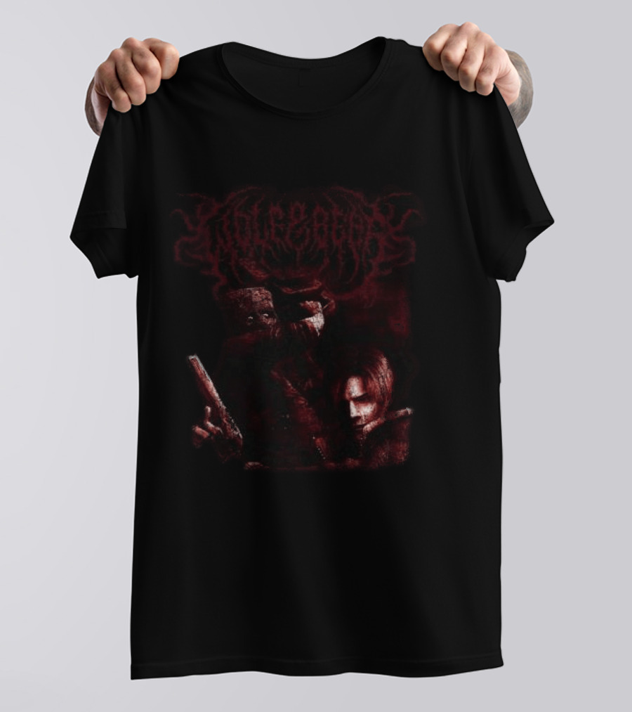 <strong>Wolf & Bear Store Evil Horror Game Character And Villain Dark Art</strong> T-Shirt