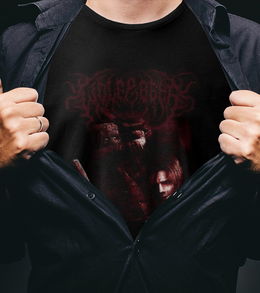 <strong>Wolf & Bear Store Evil Horror Game Character And Villain Dark Art</strong> T-Shirt