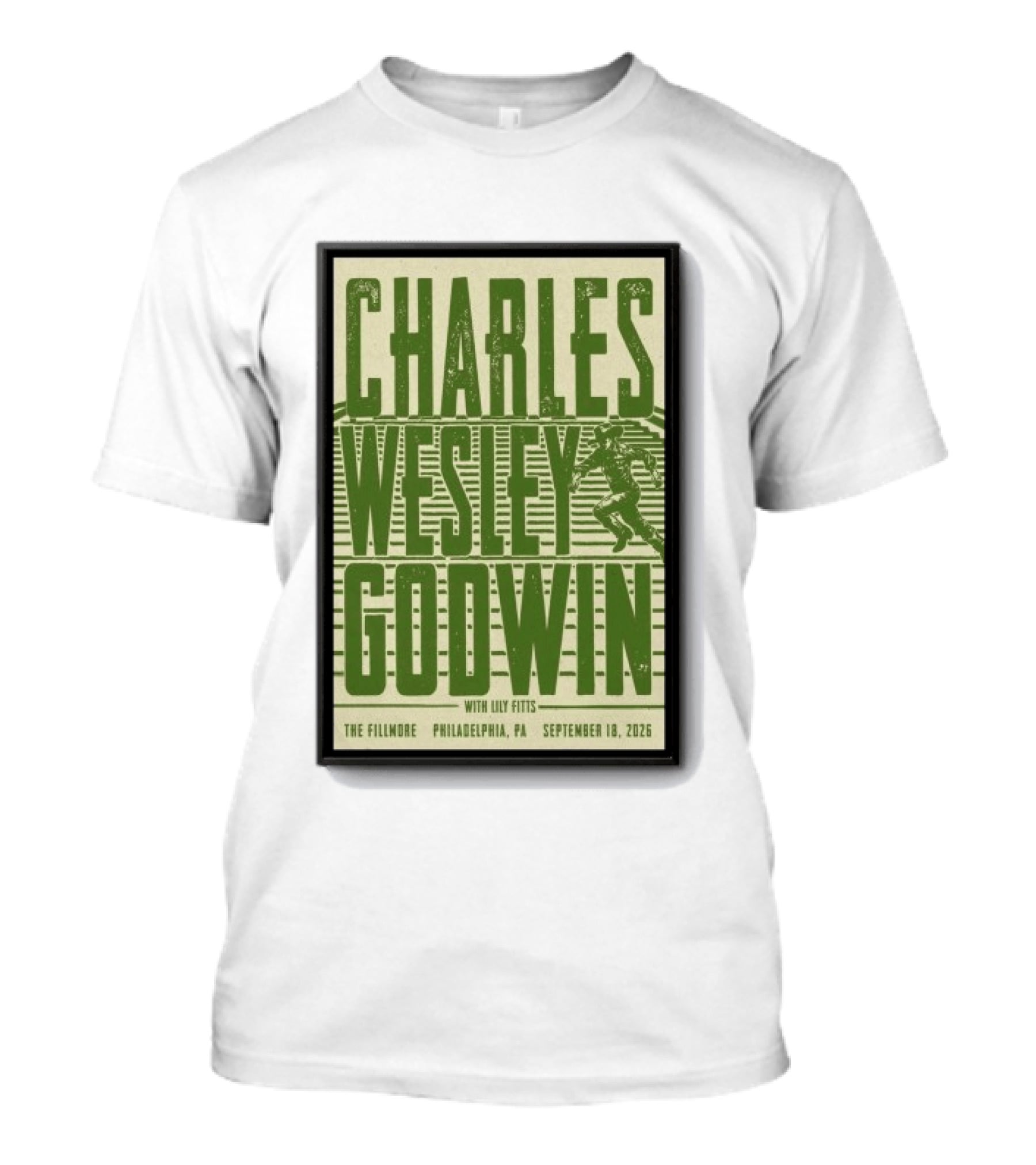 Charles Wesley Godwin The Fillmore Philadelphia PA September 18 2026 T-Shirt