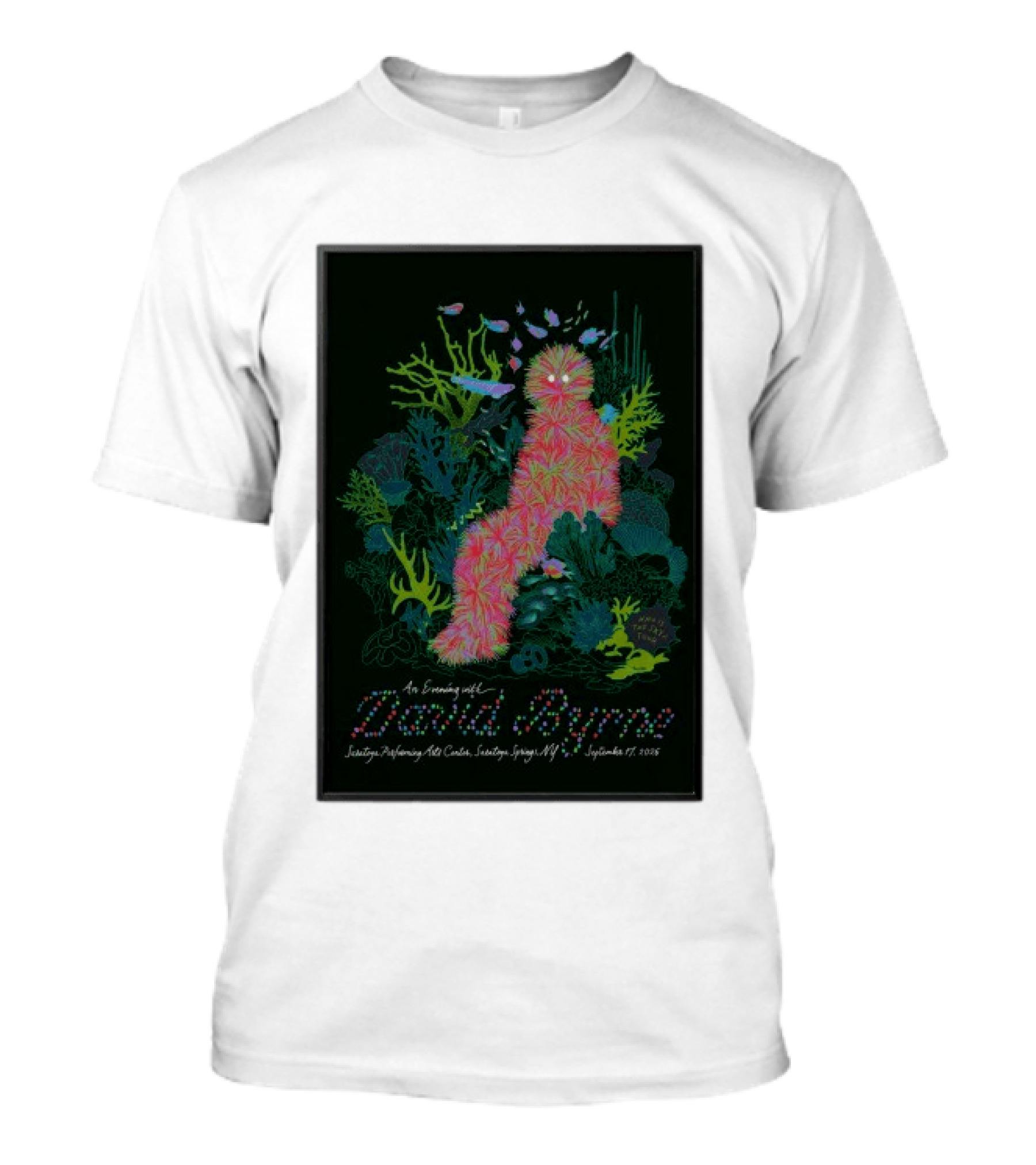 An Evening With David Byrne SPAC Saratoga Springs NY September 17 2026 T-Shirt
