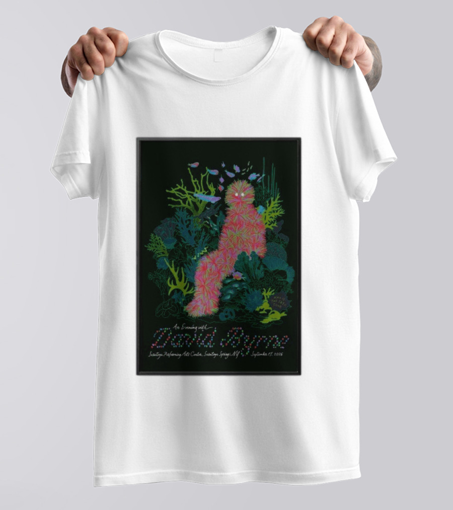 An Evening With David Byrne SPAC Saratoga Springs NY September 17 2026 T-Shirt