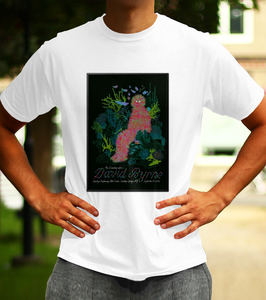 An Evening With David Byrne SPAC Saratoga Springs NY September 17 2026 T-Shirt