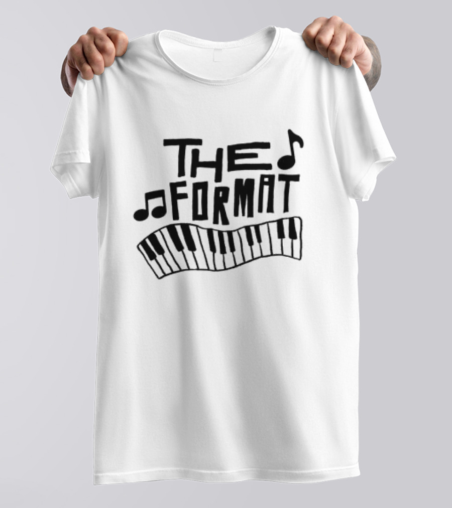 The Format Piano Music Notes Ringer T-Shirt