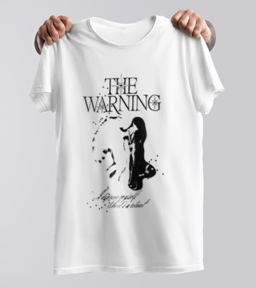The Warning I Deprive Myself Like Its A Ritual Woman Playing Horn Stars T-Shirt