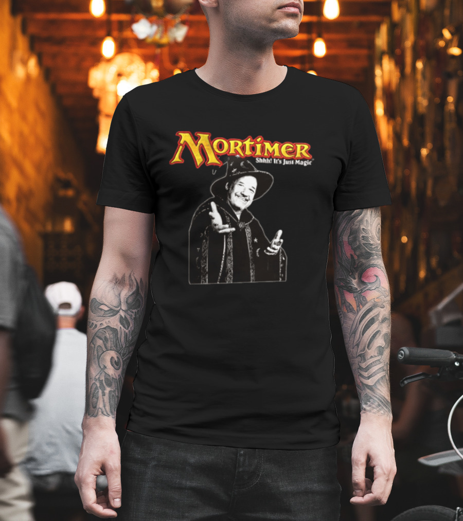Mortimer Shhhh It's Just Magic Wizard Hat Robe T-Shirt
