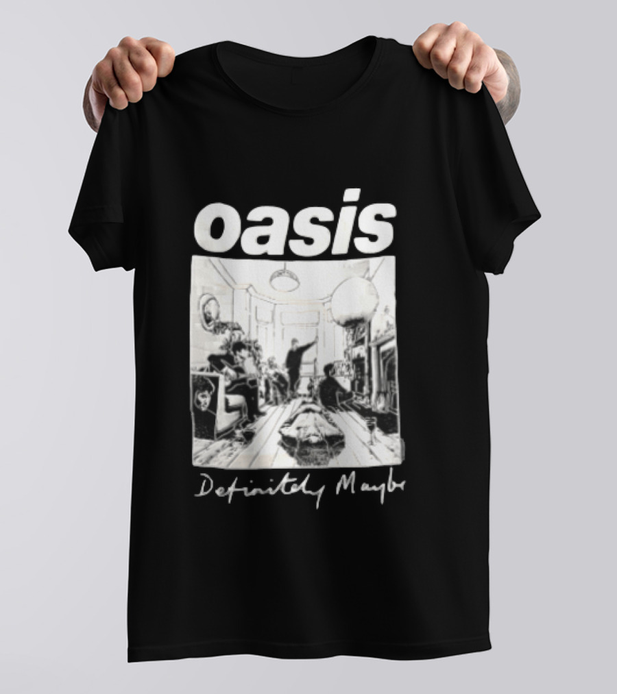 Oasis Definitely Maybe Living Room Scene T-Shirt