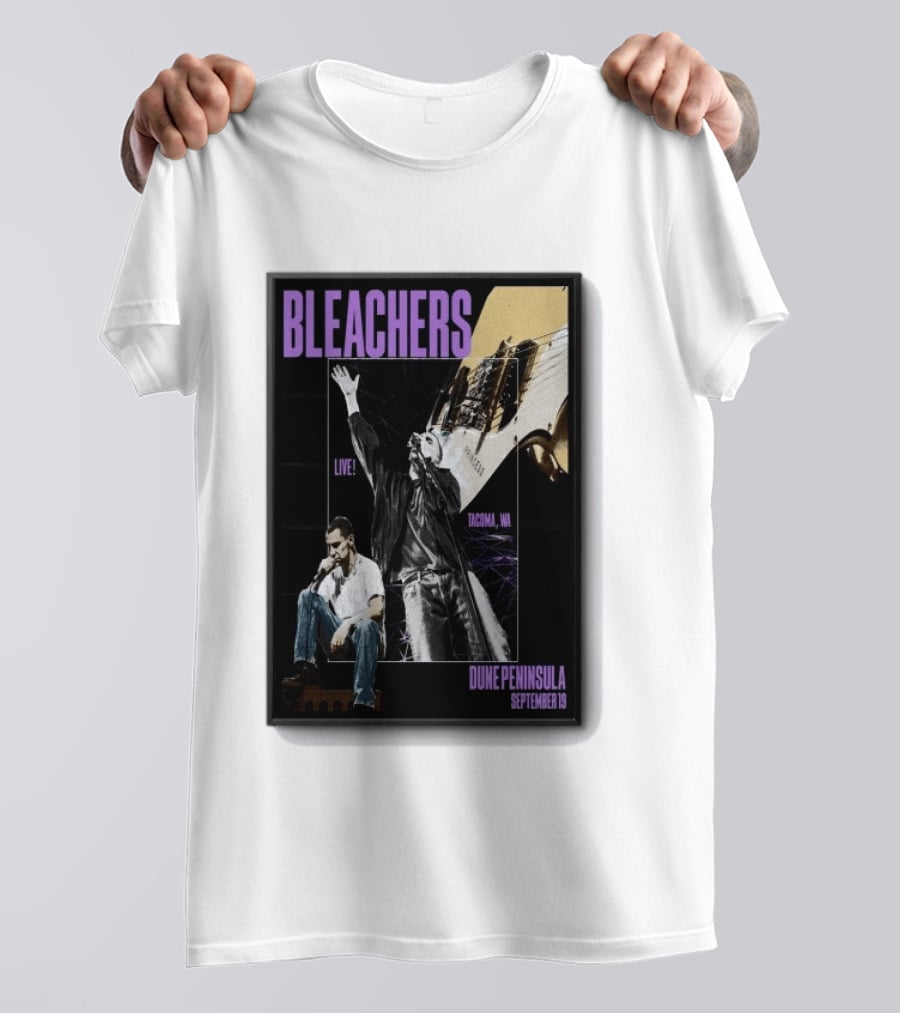 Bleachers Live Tacoma WA Dune Peninsula September 19 T-Shirt