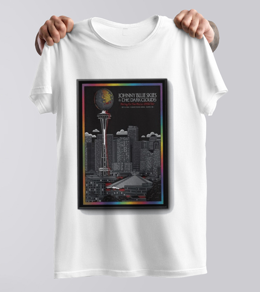 Johnny Blue Skies & The Dark Clouds Meeting For The Moment Seattle 2026 Tour Concert T-Shirt