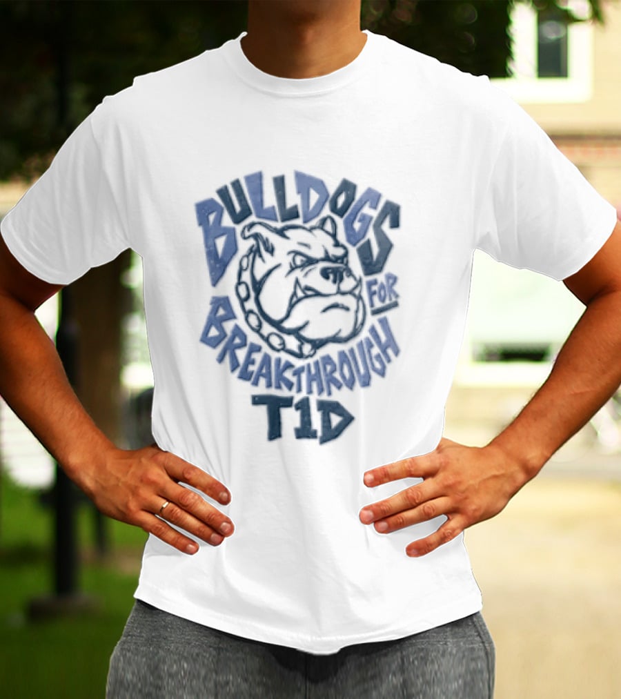 St. Bernadette Bulldogs Breakthrough Type 1 Into Type None T-Shirt
