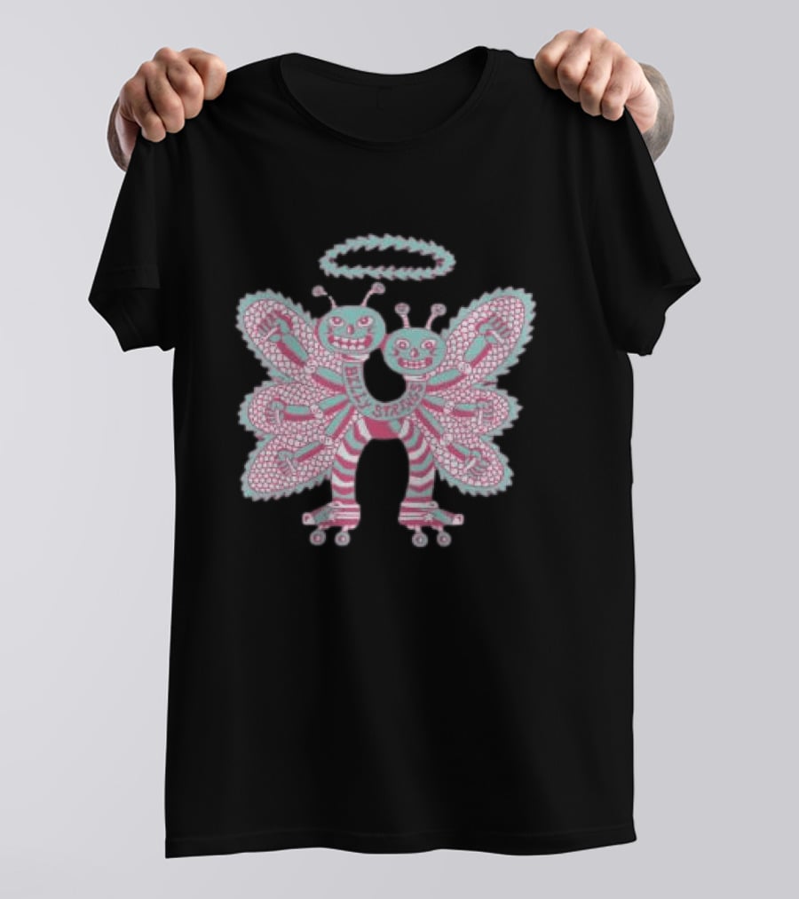 Billy Strings Twin Butterflies Roller Skates Halo T-Shirt