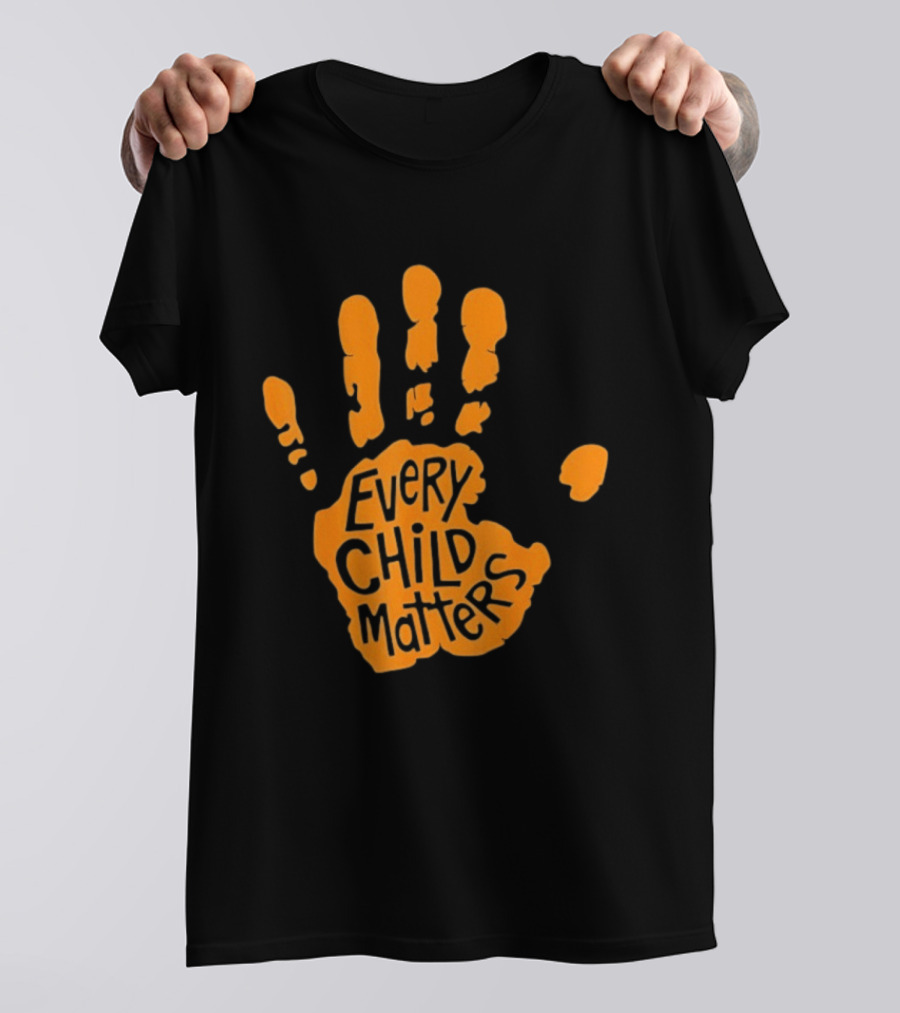 Every Child Matters Orange Handprint T-Shirt