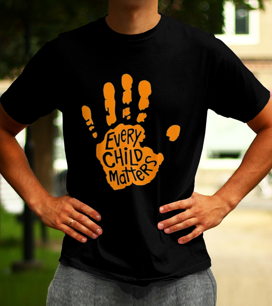 Every Child Matters Orange Handprint T-Shirt