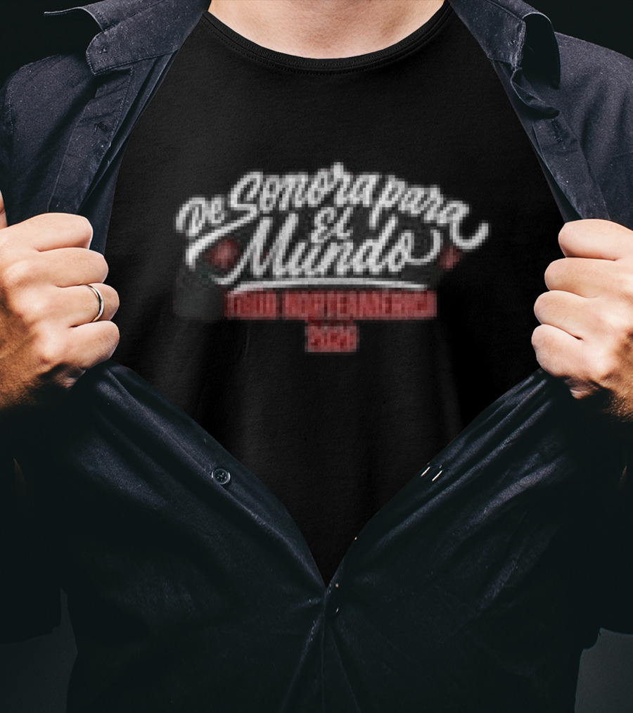 Carin Leon De Sonora Para El Mundo Tour Norteamerica 2026 Black T-Shirt