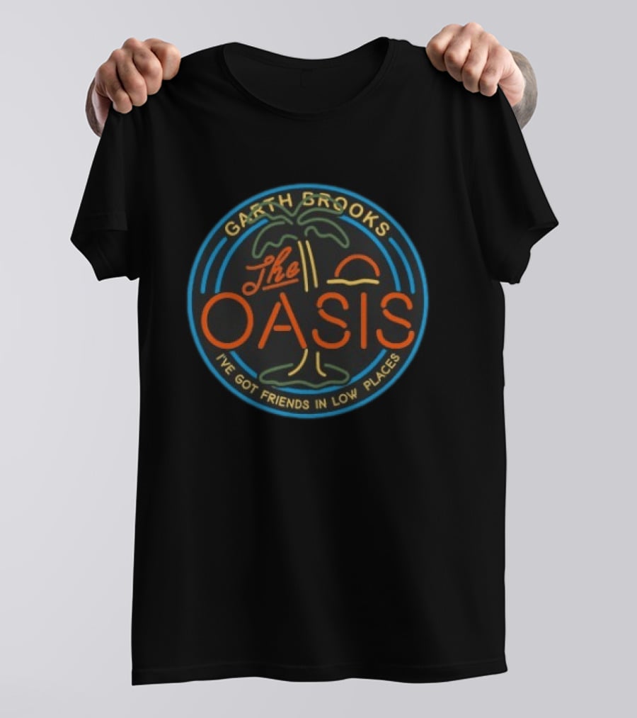 Garth Brooks The Oasis I've Got Friends In Low Places T-Shirt