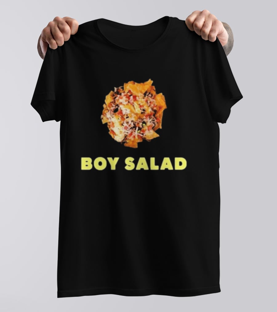 Giant Bomb Boy Salad Colorful Text Nachos T-Shirt
