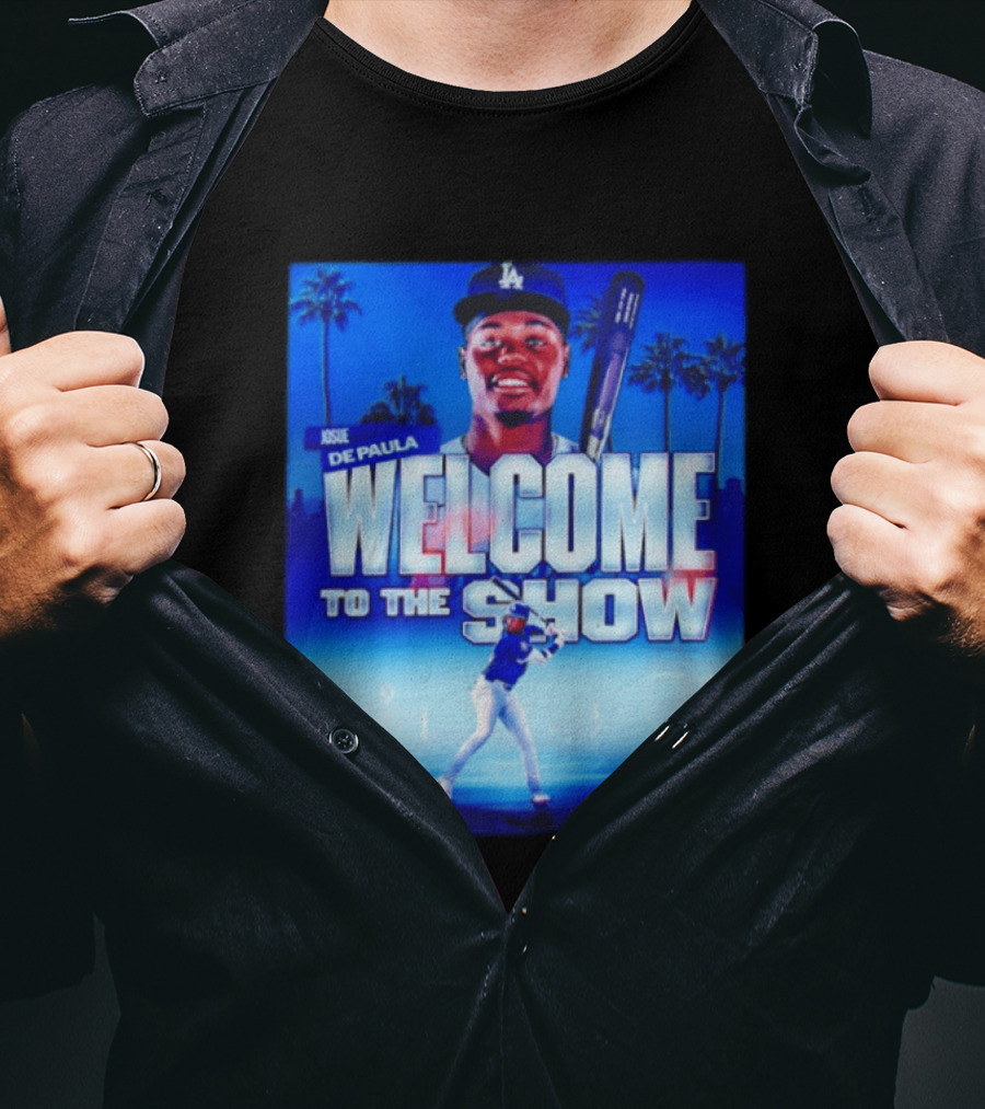 Josue De Paula Welcome To The Show Los Angeles Dodgers T-Shirt