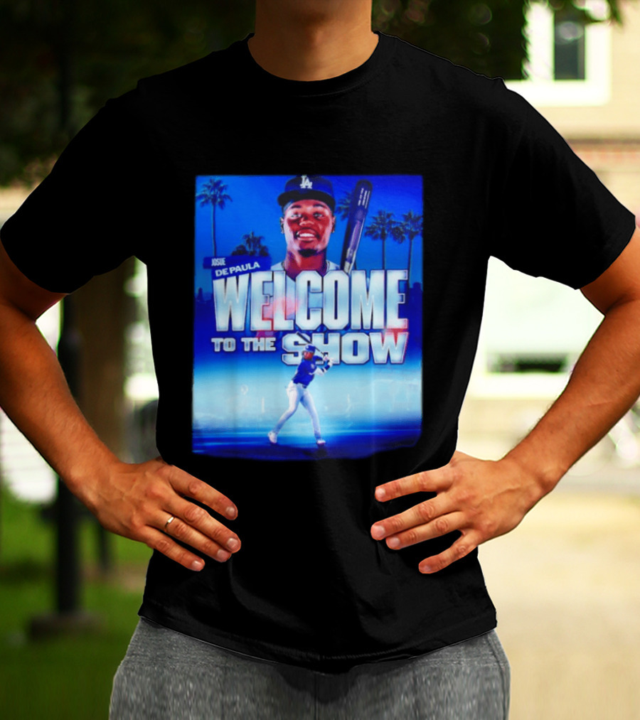 Josue De Paula Welcome To The Show Los Angeles Dodgers T-Shirt