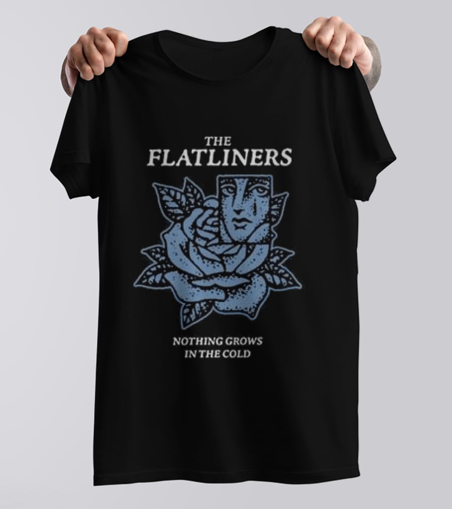 The Flatliners Nothing Grows In The End Rose Face T-Shirt