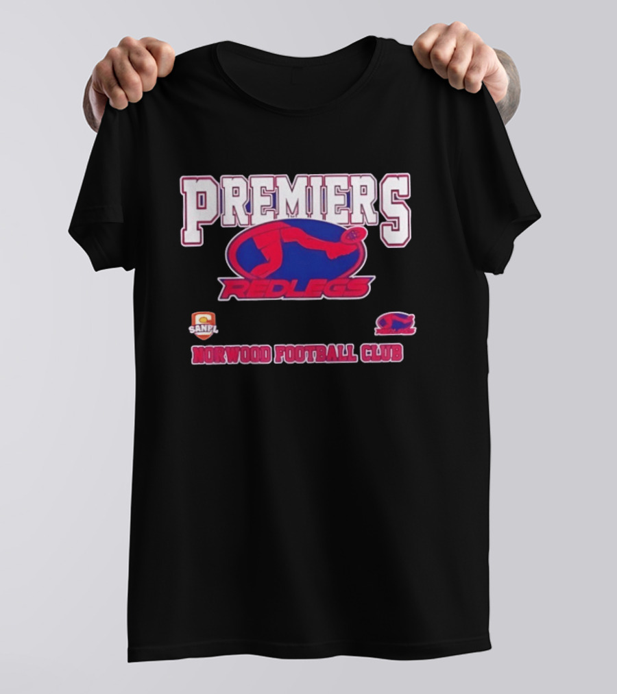 SANFL League Norwood Football Club Redlegs Premiers 2026 T-Shirt