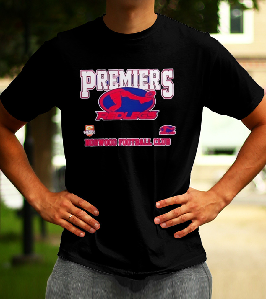 SANFL League Norwood Football Club Redlegs Premiers 2026 T-Shirt