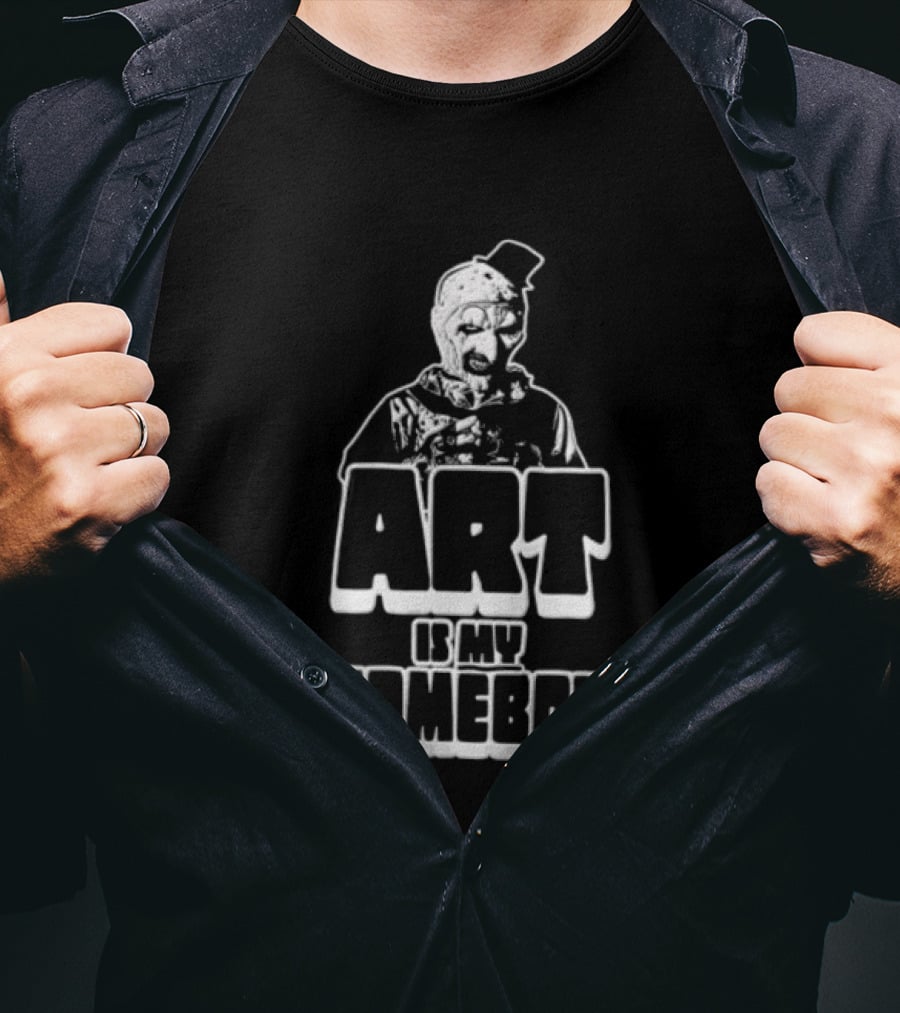 Is My Homeboy The Clown Top Hat Sneering Art Is My Homeboy T-Shirt