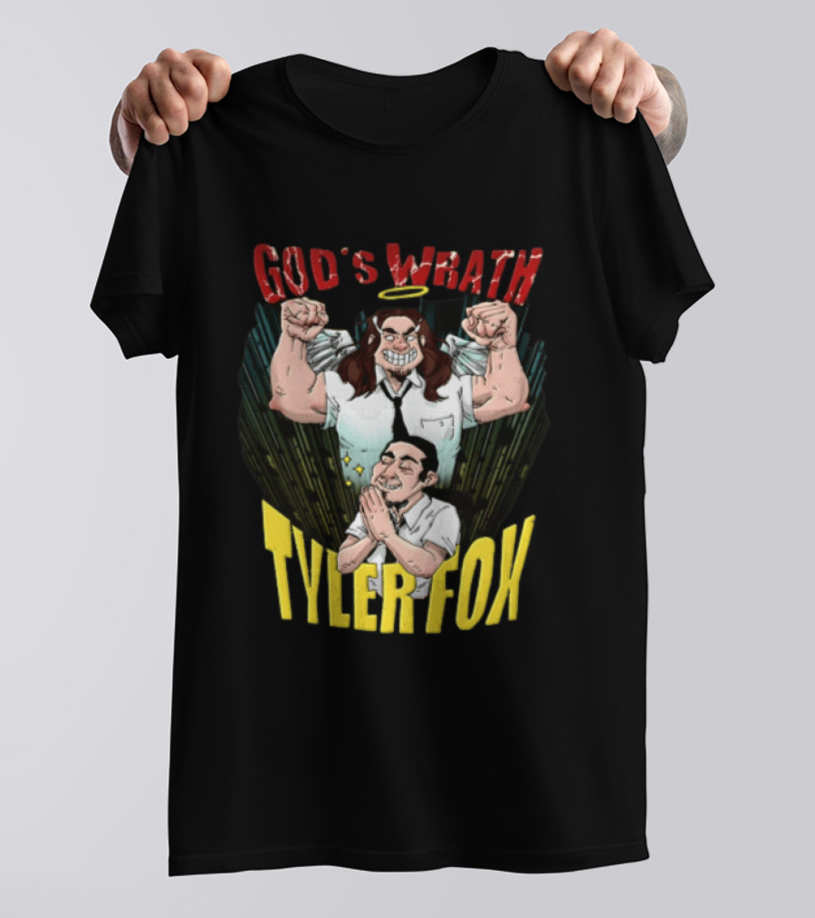 God's Wraith Tyler Fox Cartoon Animation T-Shirt