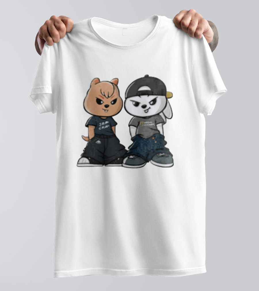 SKZOO Stray Kids Characters Han Quokka Leebit Streetwear T-Shirt