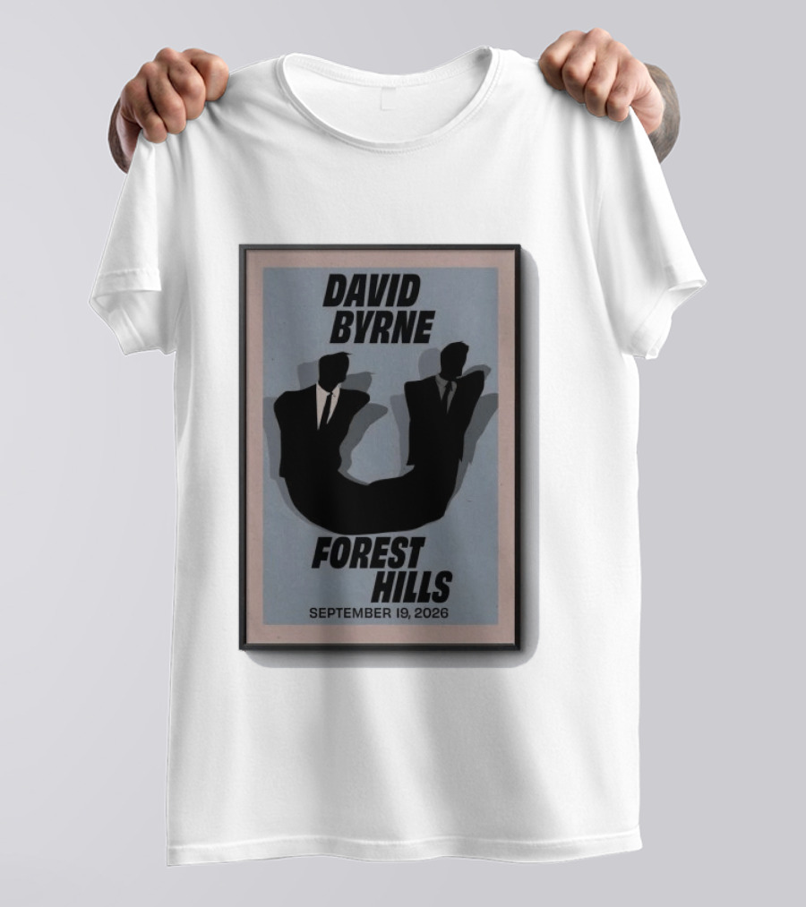 David Byrne Forest Hills September 19 2026 T-Shirt