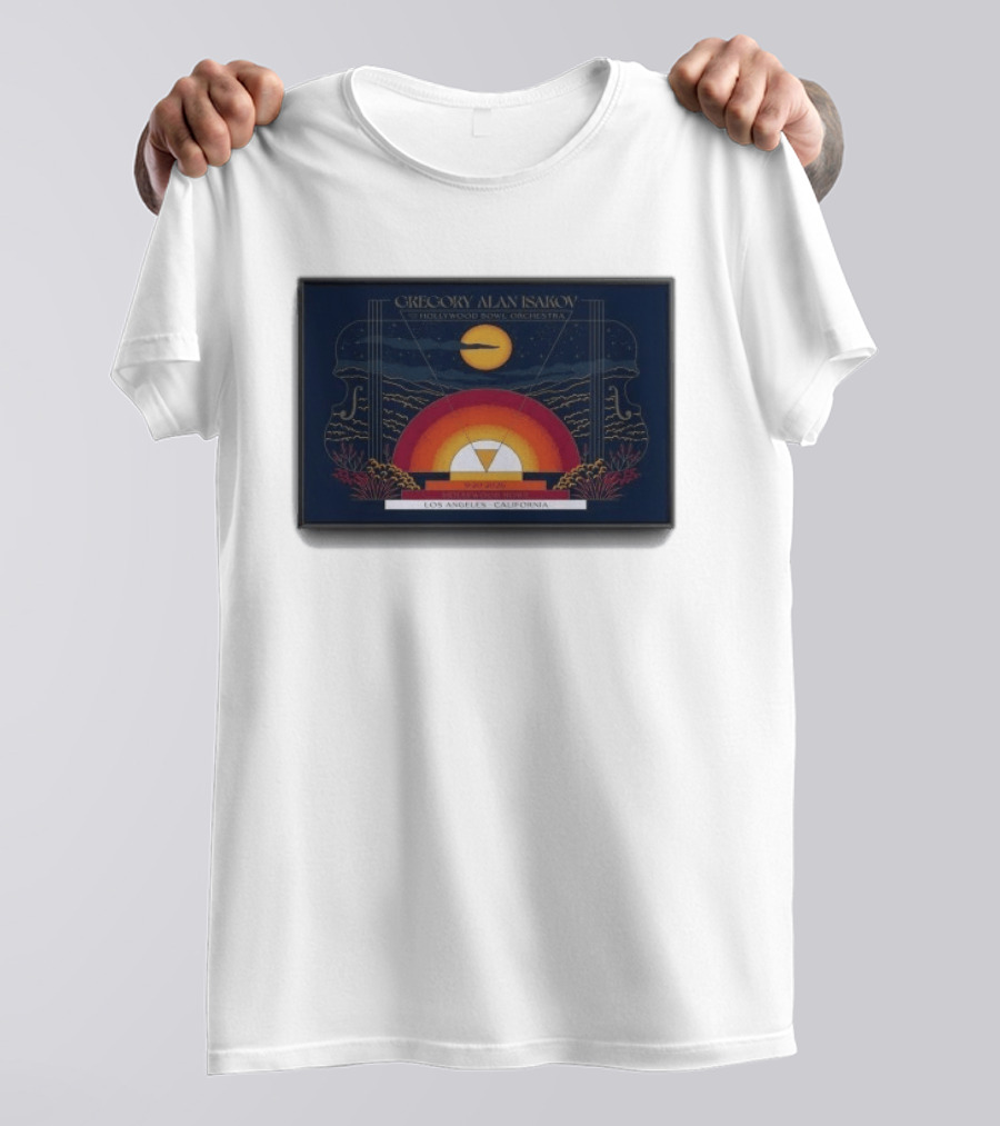 Gregory Alan Isakov Hollywood Bowl Orchestra Los Angeles California 2026 T-Shirt