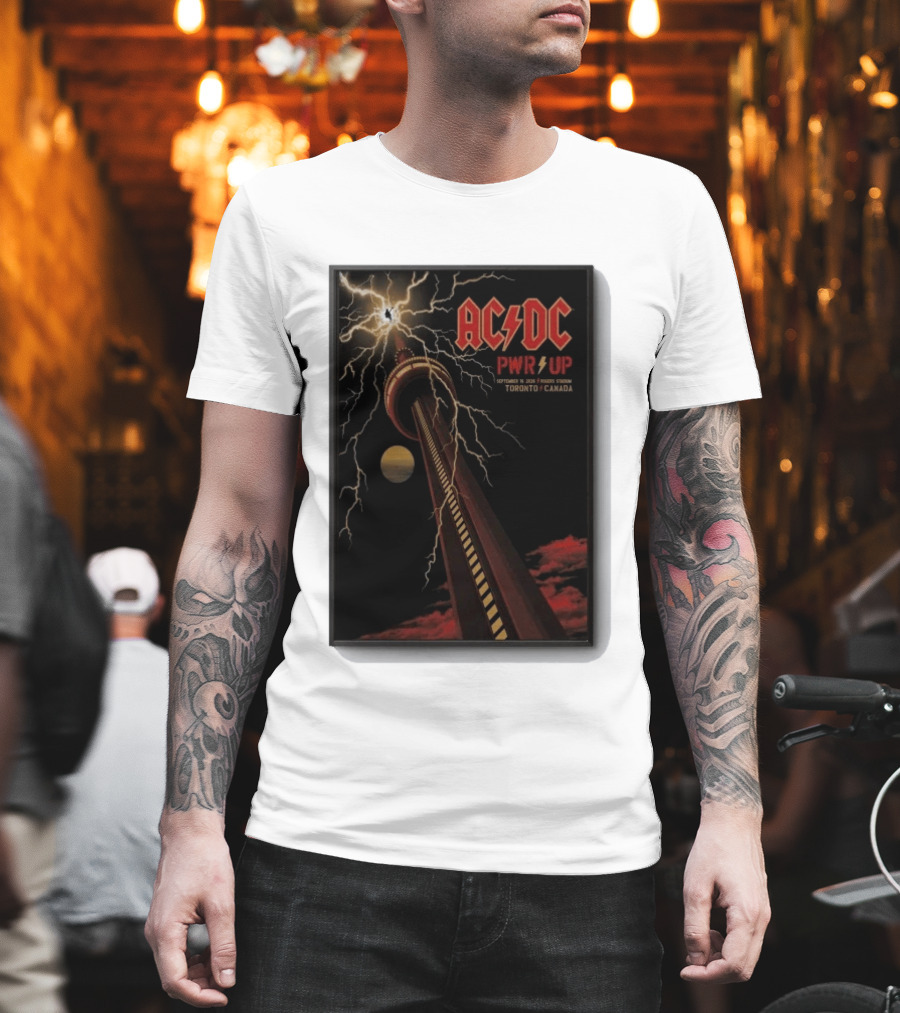 AC DC PWR UP Toronto Canada 2026 Rogers Stadium Concert T-Shirt