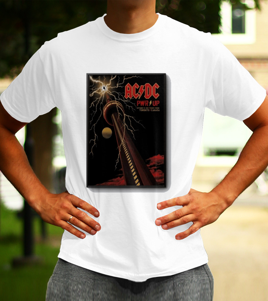 AC DC PWR UP Toronto Canada 2026 Rogers Stadium Concert T-Shirt
