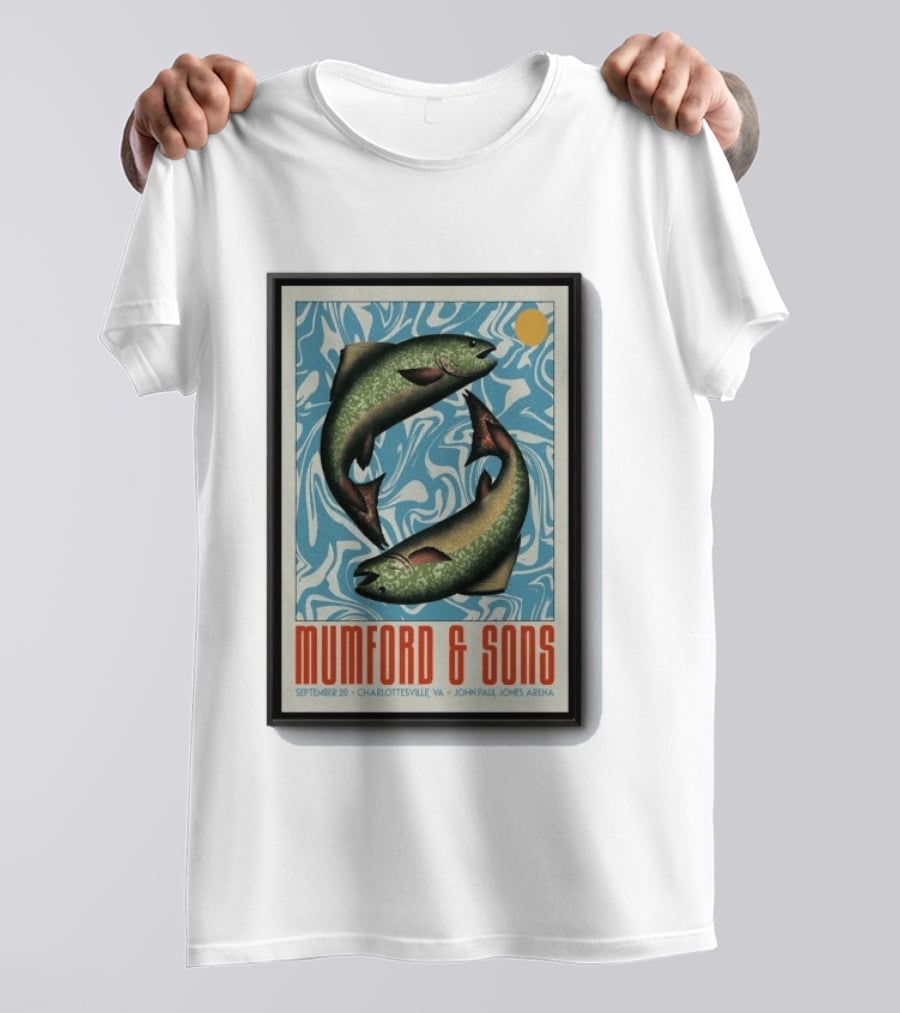 Original LIMITED Sep 20 2026 Mumford & Sons Tour John Paul Jones Arena Charlottesville T-Shirt