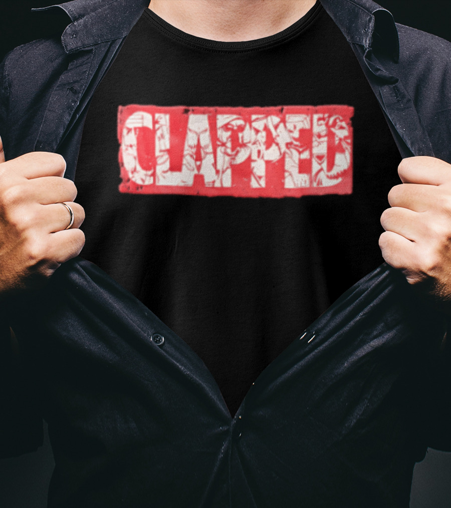 Clappedmob Raw Cut Halloween Horror Characters T-Shirt
