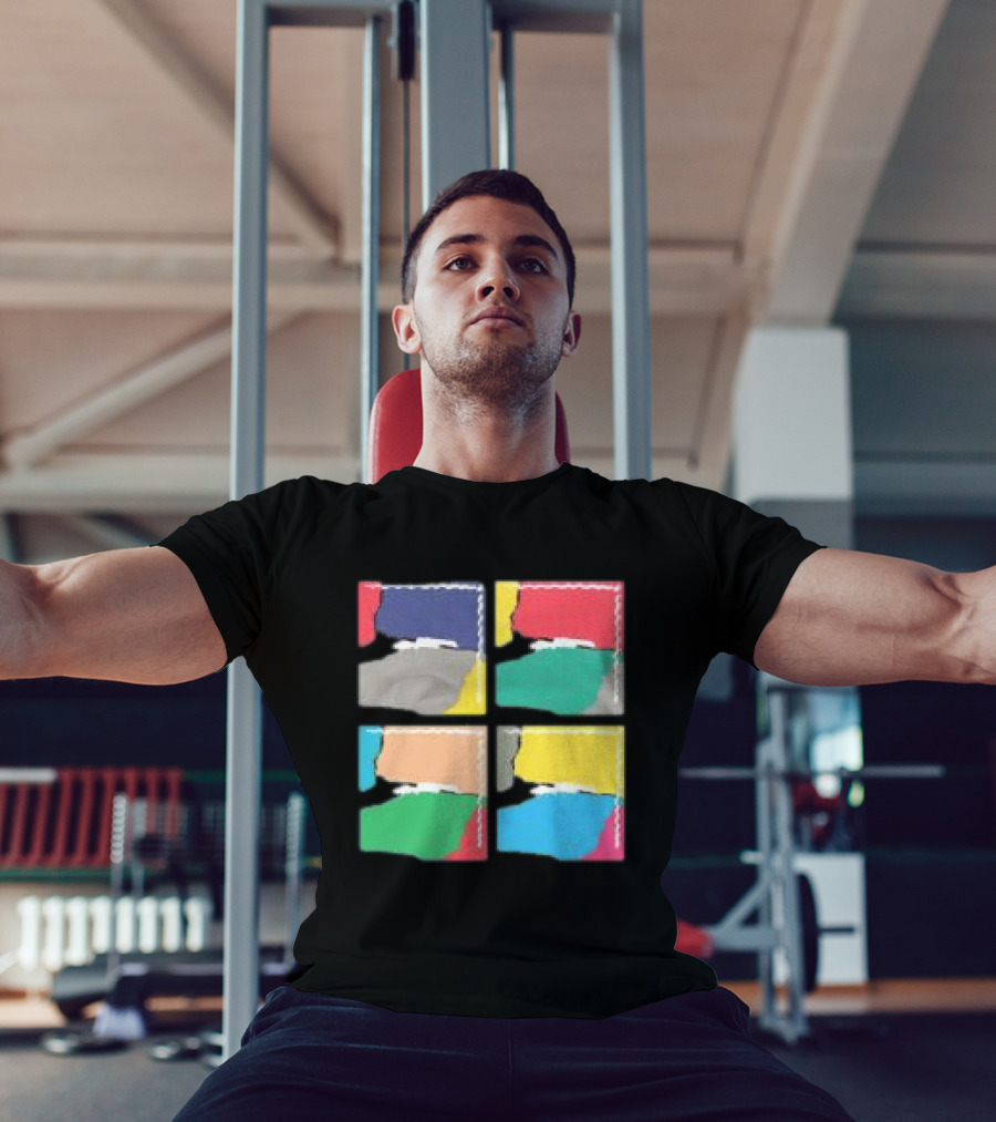 Genesis Abacab 45th Anniversary Multicolor Blocks T-Shirt