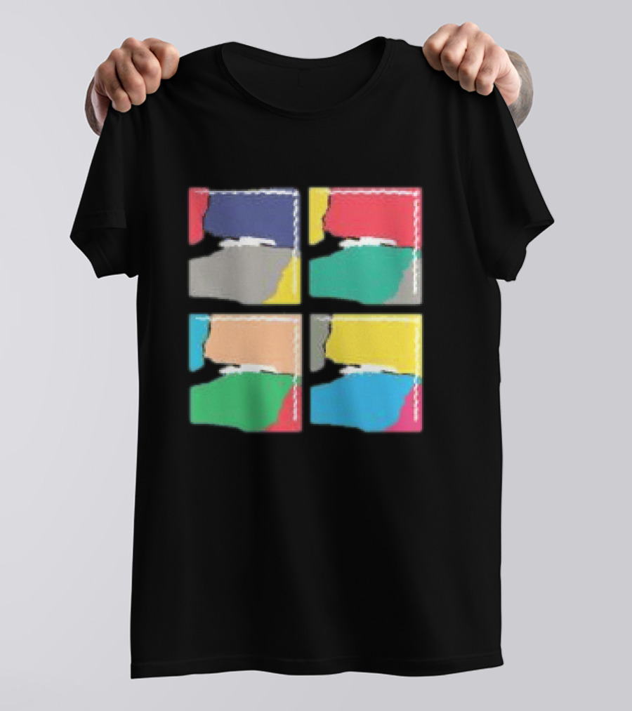 Genesis Abacab 45th Anniversary Multicolor Blocks T-Shirt