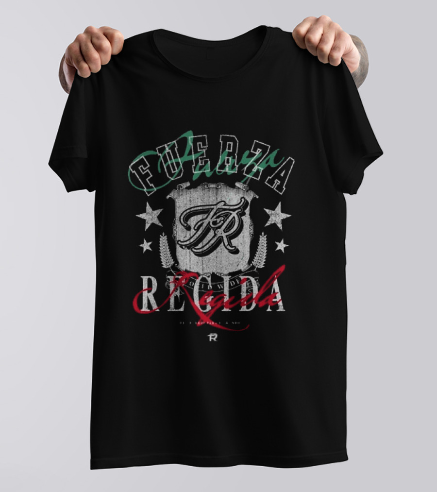 Fuerza Regida FR Crest Stars Seal T-Shirt
