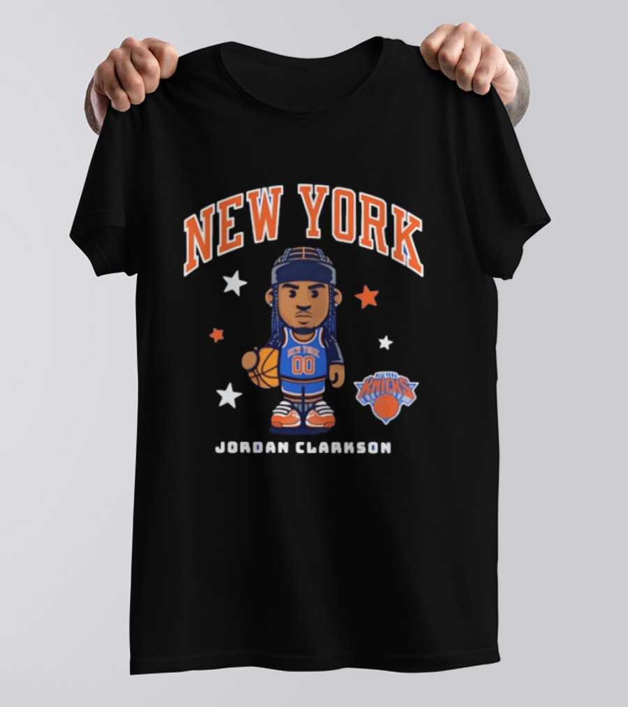 New York Knicks Jordan Clarkson Cartoon T-Shirt