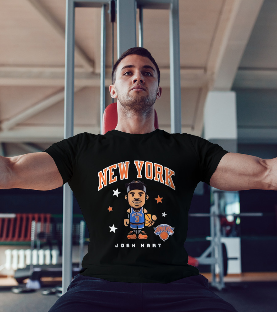 New York Knicks Josh Hart No 3 Basketball T-Shirt