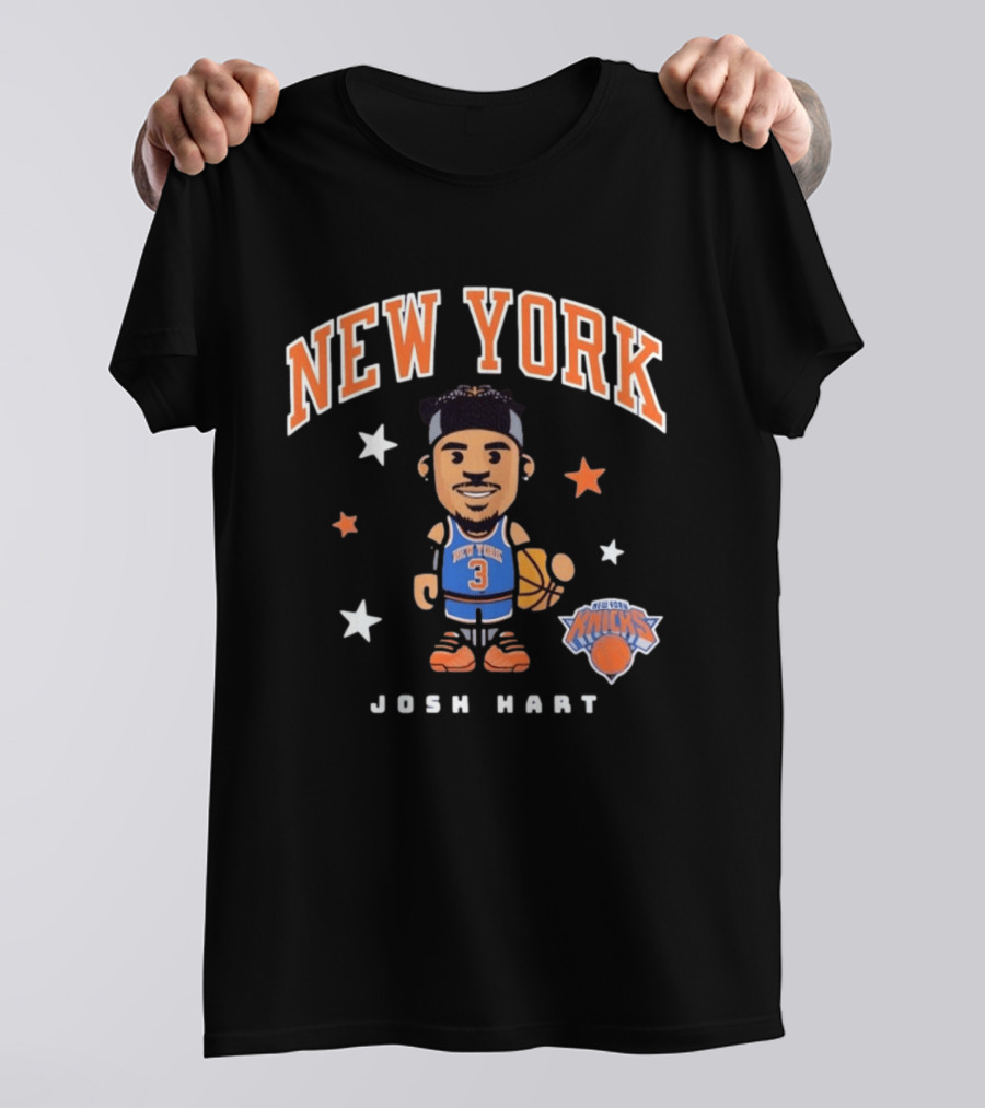 New York Knicks Josh Hart No 3 Basketball T-Shirt
