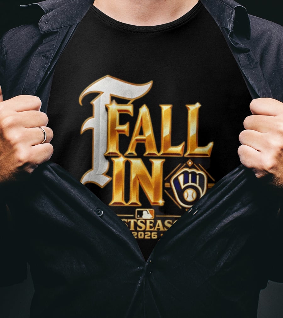 Milwaukee Brewers Fall In Postseason 2026 MLB T-Shirt