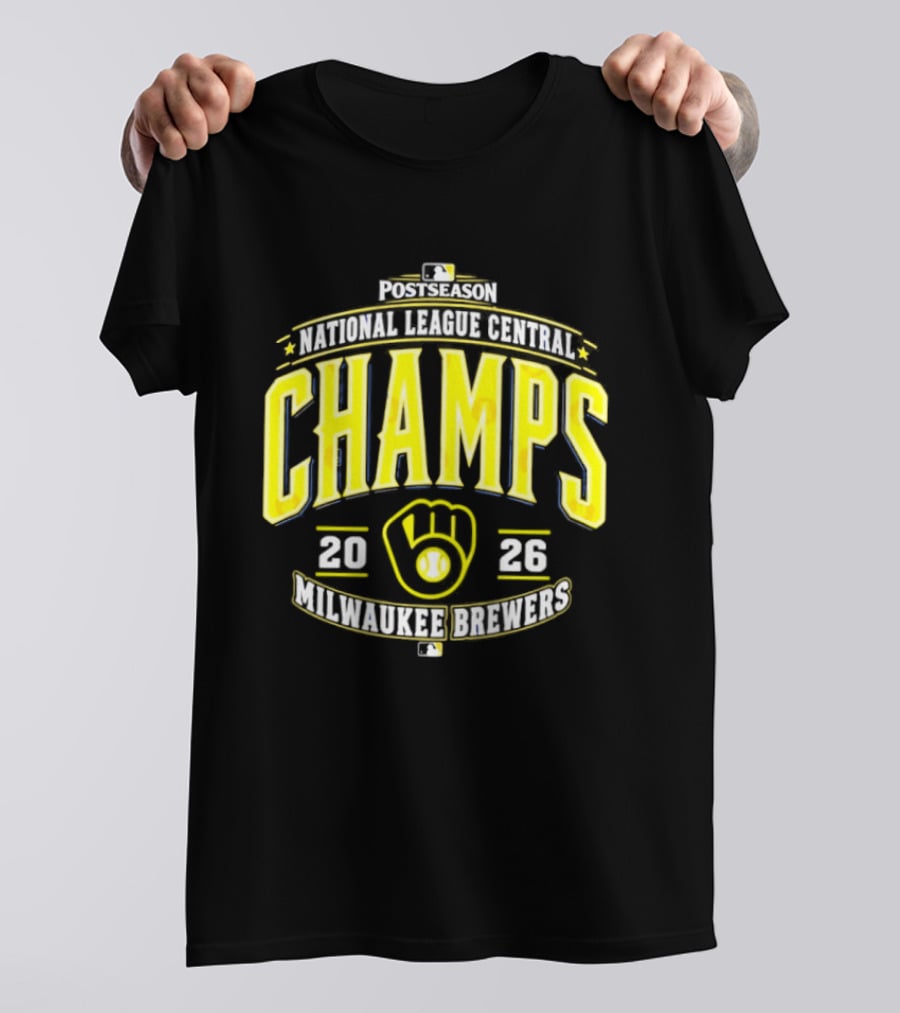 Milwaukee Brewers National League Central Champs 2026 T-Shirt
