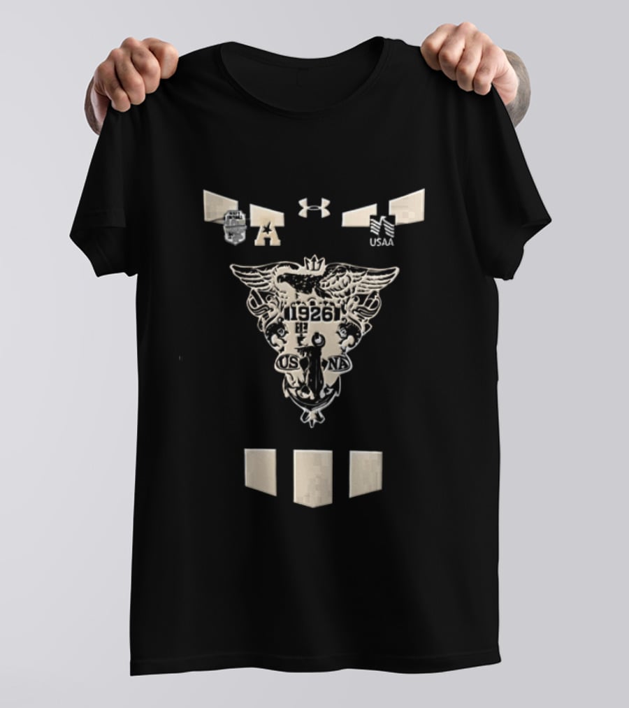 Under Armour Navy Football 1926 Crest Design NCAA T-Shirt
