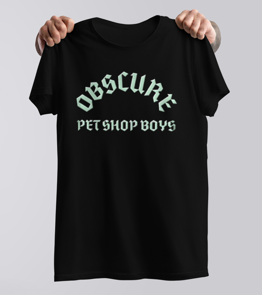 Obscure Pet Shop Boys Electric Ballroom London 2026 Event Merchandise T-Shirt