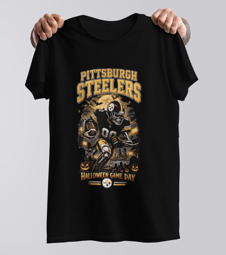 Pittsburgh Steelers Halloween Game Day Football Night Fearless Celebration T-Shirt